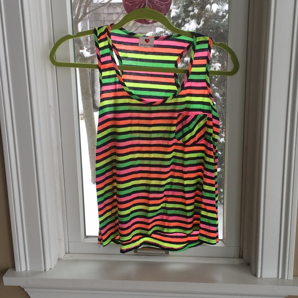 Racer back tank top